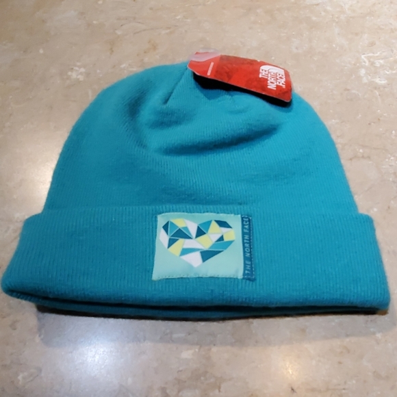 The North Face Other - The North Face Turquoise Stocking Hat Beanie